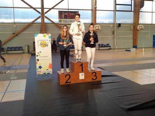 Flora 2ème du Tournoi de Zone Minimes de Toulon le 1er Décembre