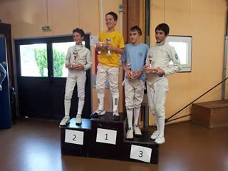 Raphaël 2ème du Tournoi de Ligue 2 Minimes de Cabriès